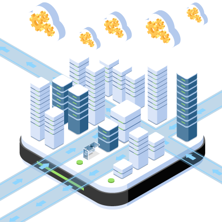 Distributed & Scalable Infrastructure Solutions banner dark core 2
